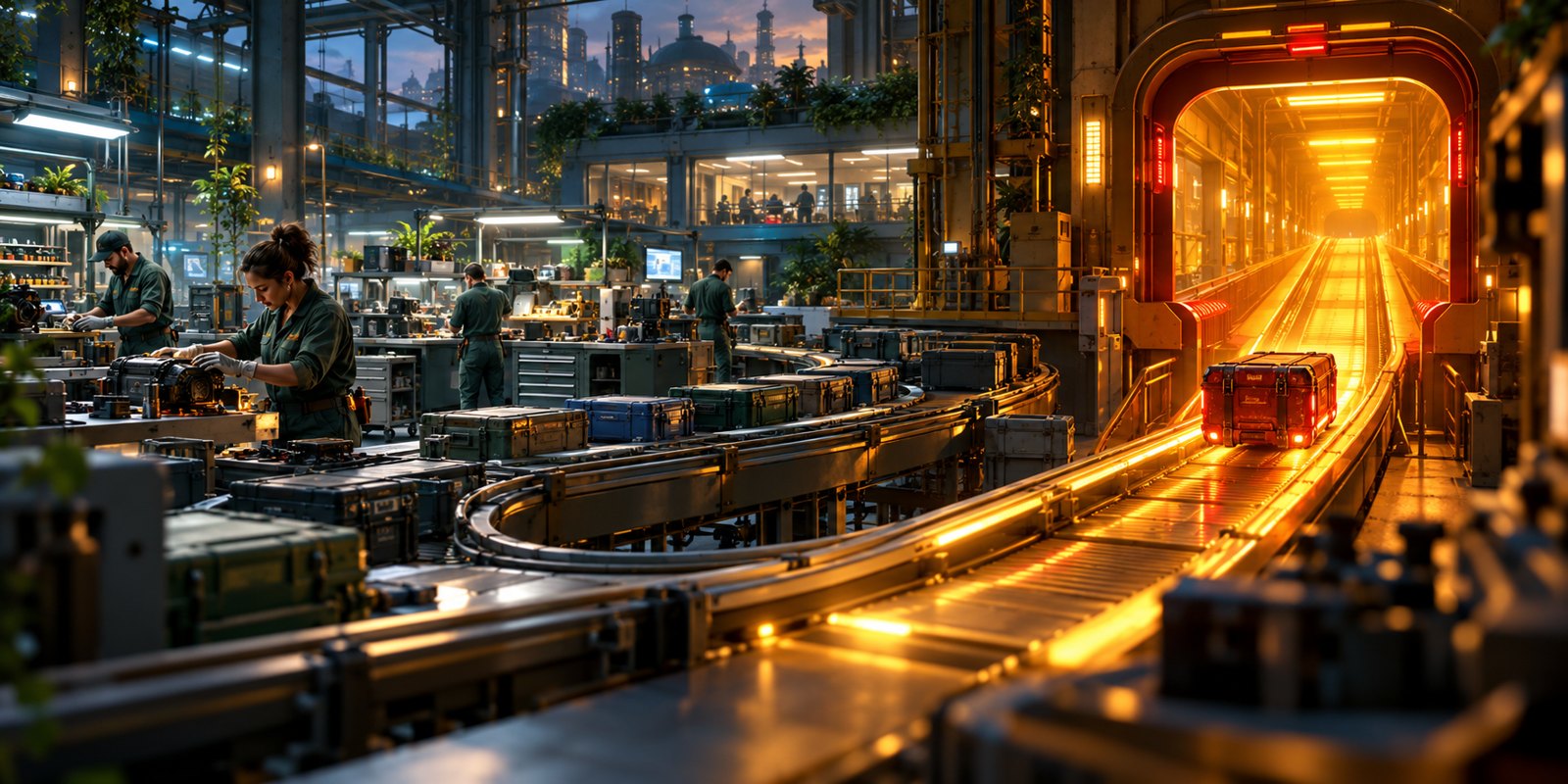 Routine maintenance and urgent requests follow visibly different routes.